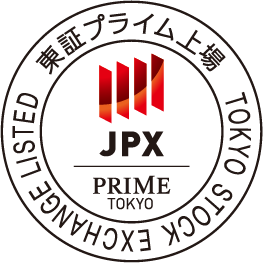 東証プライム上場 TOKYO STOCKS EXCHANGE LISTED